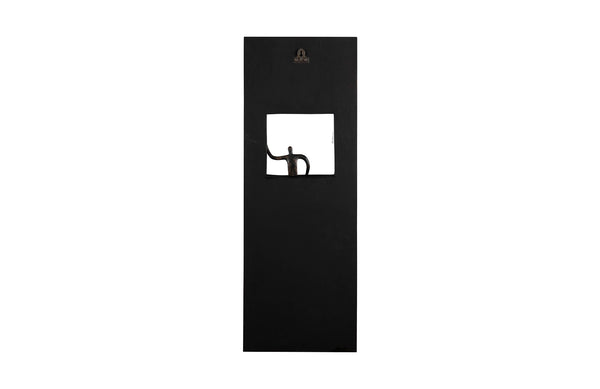 Atlas Wall Decor, Rectangle, Black