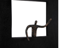 Atlas Wall Decor, Rectangle, Black