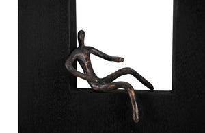 Atlas Wall Decor, Rectangle, Black