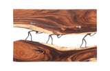 Atlas River Wall Panel, Chamcha Wood/Metal, Natural