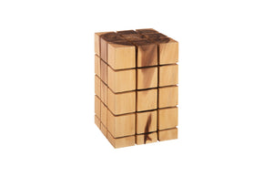 Cubed Stool, Natural