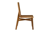 Slant Dining Chair, Chamcha Wood, Natural