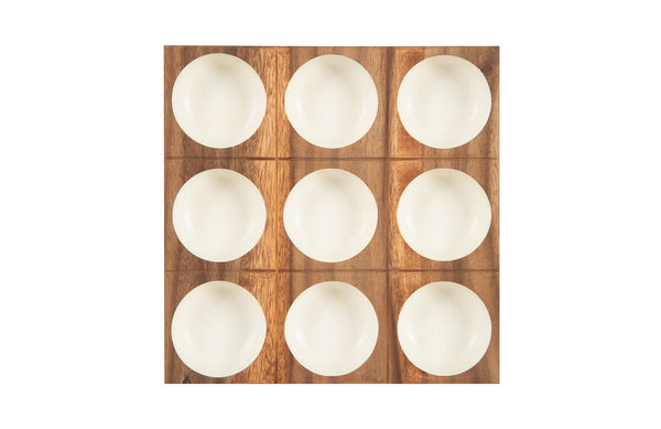 Puka Wall Tile 3x3, White