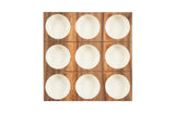 Puka Wall Tile 3x3, White