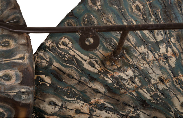 Metal Lotus Wall Art, Assorted Colors