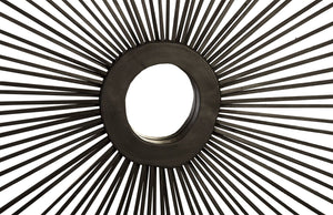 Spoke Mirror, Burnt, Ovoid