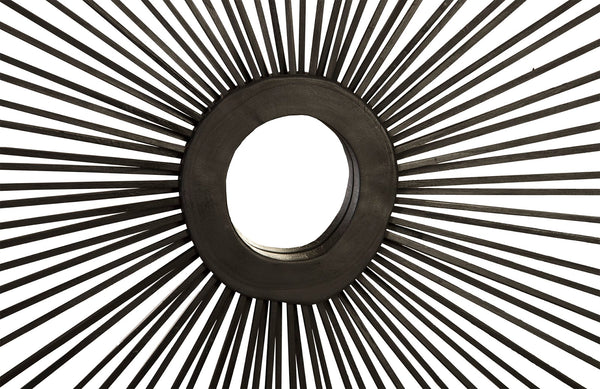 Spoke Mirror, Burnt, Ovoid