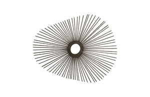 Spoke Mirror, Burnt, Ovoid