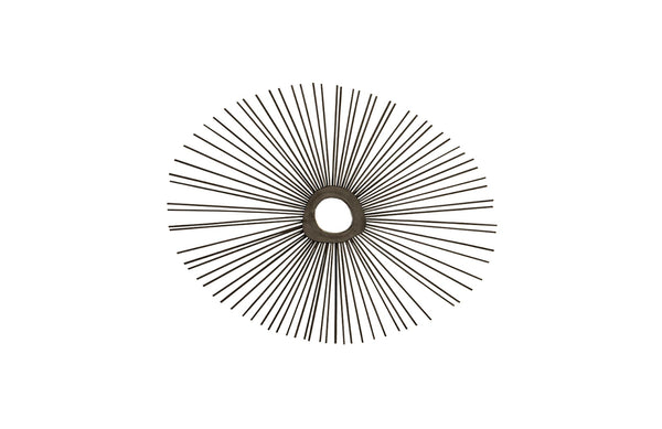 Spoke Mirror, Burnt, Round