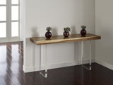 Floating Console Table, Acrylic Legs