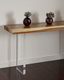 Floating Console Table, Acrylic Legs