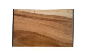 Iron Frame Bar Stool, Natural