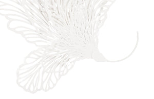 Butterfly Wall Art, White, LG