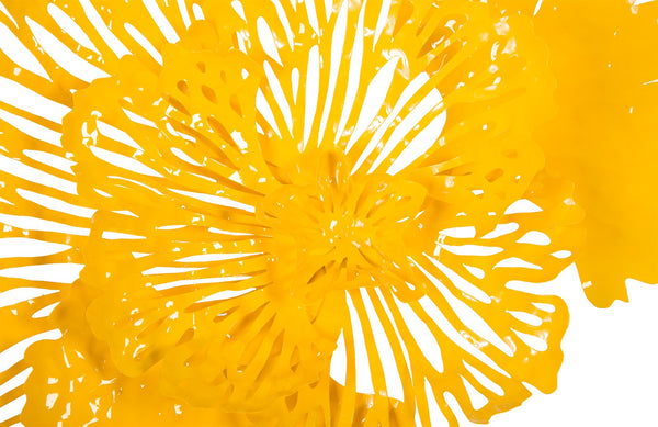 Flower Wall Art, Small, Dandelion, Metal