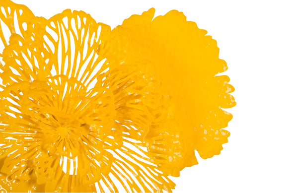 Flower Wall Art, Medium, Dandelion, Metal