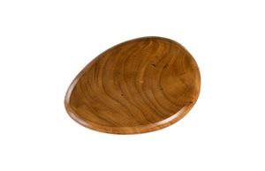 Smoothed Bar Stool, Chamcha Wood, Natural, Oval