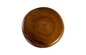 Smoothed Bar Table, Chamcha Wood, Natural, Round