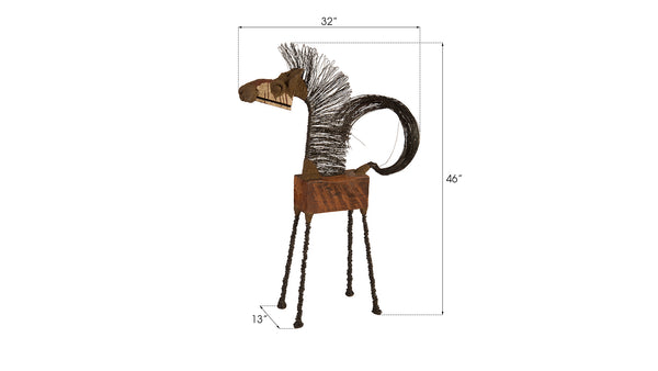 Wire Horse Sculpture, LG