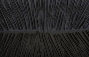 Carved Leaf on Stand, Burnt, MD