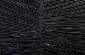 Carved Leaf on Stand, Burnt, SM