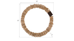 Stacked Wall Ring,  Bleached, SM