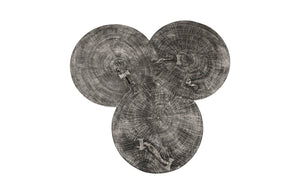 Marley Coffee Table, Chamcha Wood, Gray Stone Finish