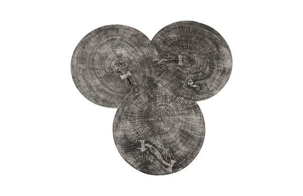 Marley Coffee Table, Chamcha Wood, Gray Stone Finish