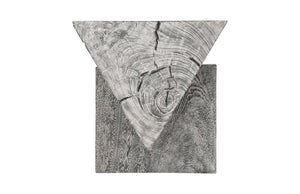 Triangle Bench, Gray Stone