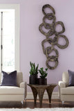 Chain Wall art, Chamcha Wood, Gray Stone Finish