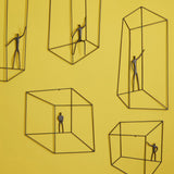 Perspective Wall Art, Square, Standing Arm Up