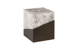 Geometry Stool, Gray Stone