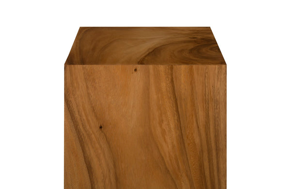 Origins Pedestal, Medium, Mitered Chamcha Wood, Natural
