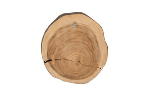 Wisp Wall Tile, Chamcha Wood, Silver Leaf on Black