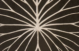 Rivulet Wall Tile, Chamcha Wood, Silver Leaf on Black