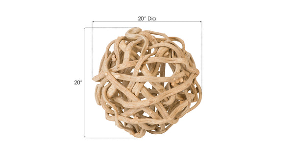 Vine Ball, 20" Diameter