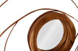 Nest Mirror, Chamcha Wood/Wire, Copper, SM