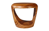 Grotto Wood Stool, Chamcha Wood, Natural