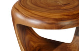 Grotto Wood Stool, Chamcha Wood, Natural