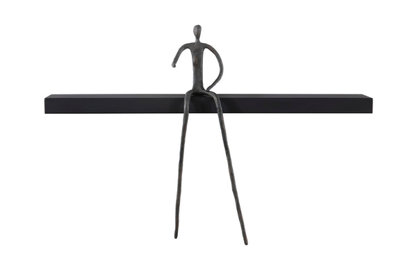 Moveable Man on Shelf, Sitting, B