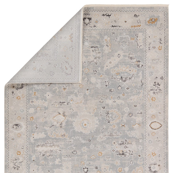 Jaipur Living Thalia Ariene THA01 Powerloomed Machine Made Indoor Updated Traditional Rug Gray 6'7" x 9'6"