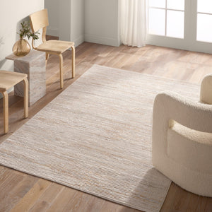 Jaipur Living Thalia Oriel THA06 Powerloomed Machine Made Indoor Modern Rug Beige 6'7" x 9'6"