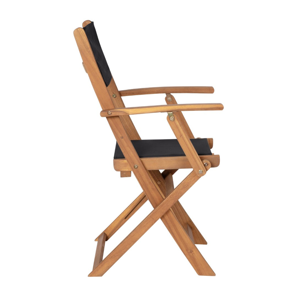English Elm EE2529 Traditional Commercial Grade Folding Wood Chair - Set of 2 Natural EEV-16233