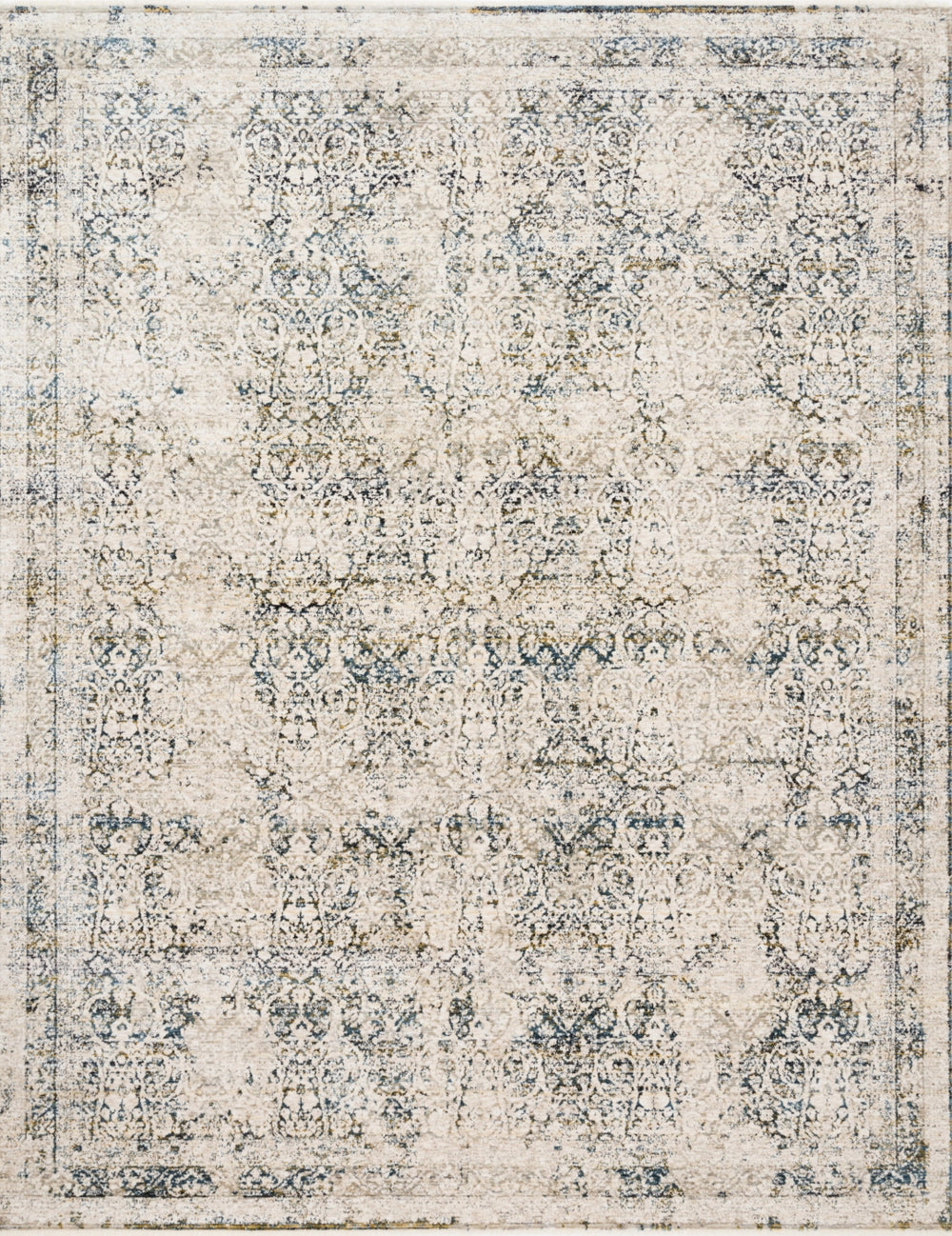 Loloi Theia THE-01 Polyester, Viscose Power Loomed Traditional Rug THEITHE-01NAOCB6G0