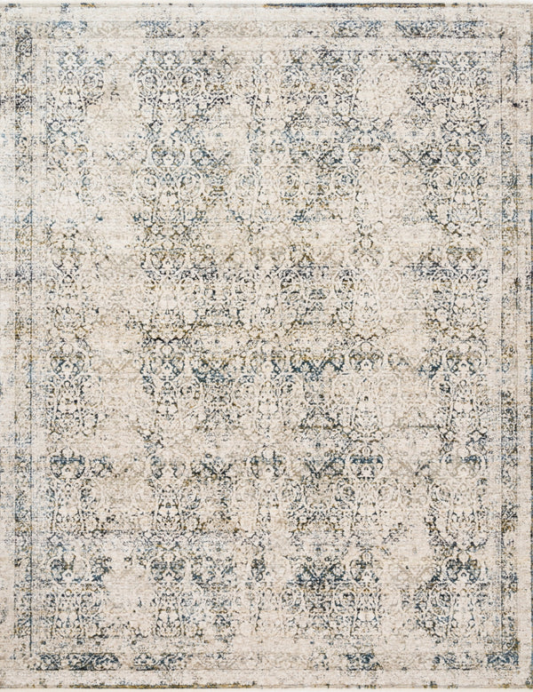 Loloi Theia THE-01 Polyester, Viscose Power Loomed Traditional Rug THEITHE-01NAOCB6G0