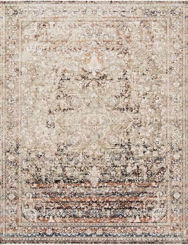 Loloi Theia THE-05 Polyester, Viscose Power Loomed Traditional Rug THEITHE-05TABKB6G0