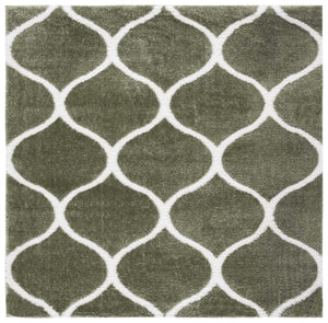 Safavieh Tahoe Shag 677 Power Loomed 60% Polypropylene/Jute 40% Contemporary Rug THO677W-7SQ