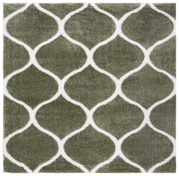 Safavieh Tahoe Shag 677 Power Loomed 60% Polypropylene/Jute 40% Contemporary Rug THO677W-7SQ