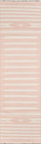 Momeni Erin Gates Thompson THO-1 Hand Woven Contemporary Geometric Indoor Area Rug Pink 7'6" x 9'6" THOMPTHO-1PNK7696