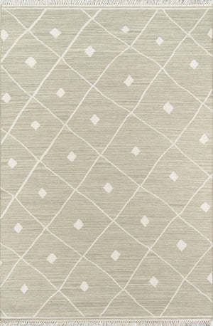 Momeni Erin Gates Thompson THO-3 Hand Woven Contemporary Geometric Indoor Area Rug Sage 9' x 12' THOMPTHO-3SAG90C0