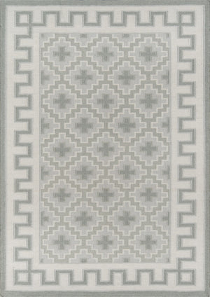 Momeni Erin Gates Thompson THO-4 Hand Woven Contemporary Geometric Indoor Area Rug Grey 9' x 12' THOMPTHO-4GRY90C0